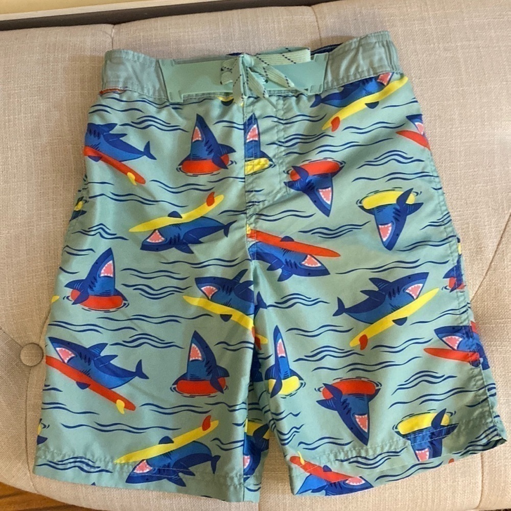 Cat & Jack Mesh Lined Swim Trunks Medium (8-10) EUC